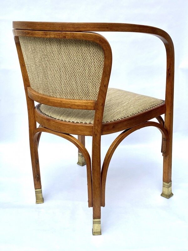 Secession armchair 715F by Gustav Siegel for J.J.Kohn