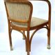 Secession armchair 715F by Gustav Siegel for J.J.Kohn