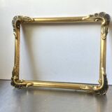 Cadre ancien en bois doré art nouveau 27 cm x 22 cm