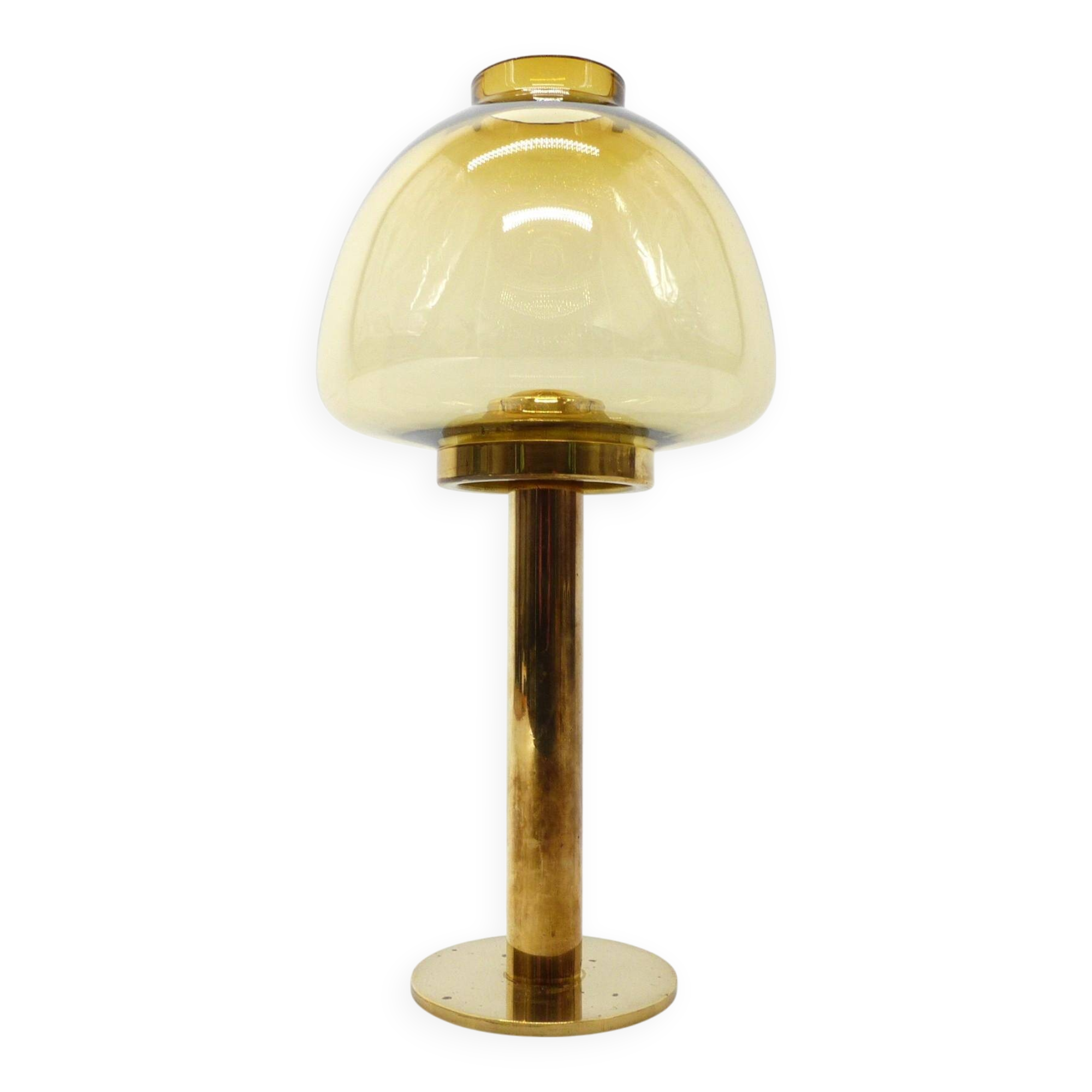 Hans-Agne Jakobsson Claudia Scandinavian Candle Holder Yellow L10232 1960