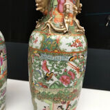 Baluster vase China XIXth Canton