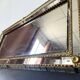 Old Faceted Beaded Mirror Venetian Style Vintage Design 60s/70s