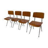 Dutch Result Chairs by Friso Kramer for Ahrend De Cirkel, 1960s, Set of 4