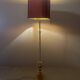 Exceptional French Hollywood Regency Brass Floor Lamp