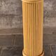Pencil Reed rattan bamboo coconut palm tree floor lamp, Mario Lopez Torres, 1970s