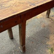 Table desserte en sapin