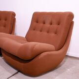 Vintage Eastern Bloc armchairs by Jitona, Czechoslovakia, 1970s