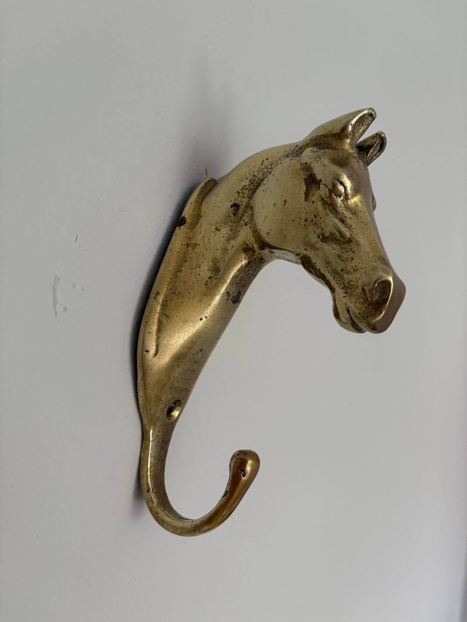 Pair of bronze coat hooks - Italy, 1950s