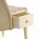 Lloyd Loom Studio style chair with drawer