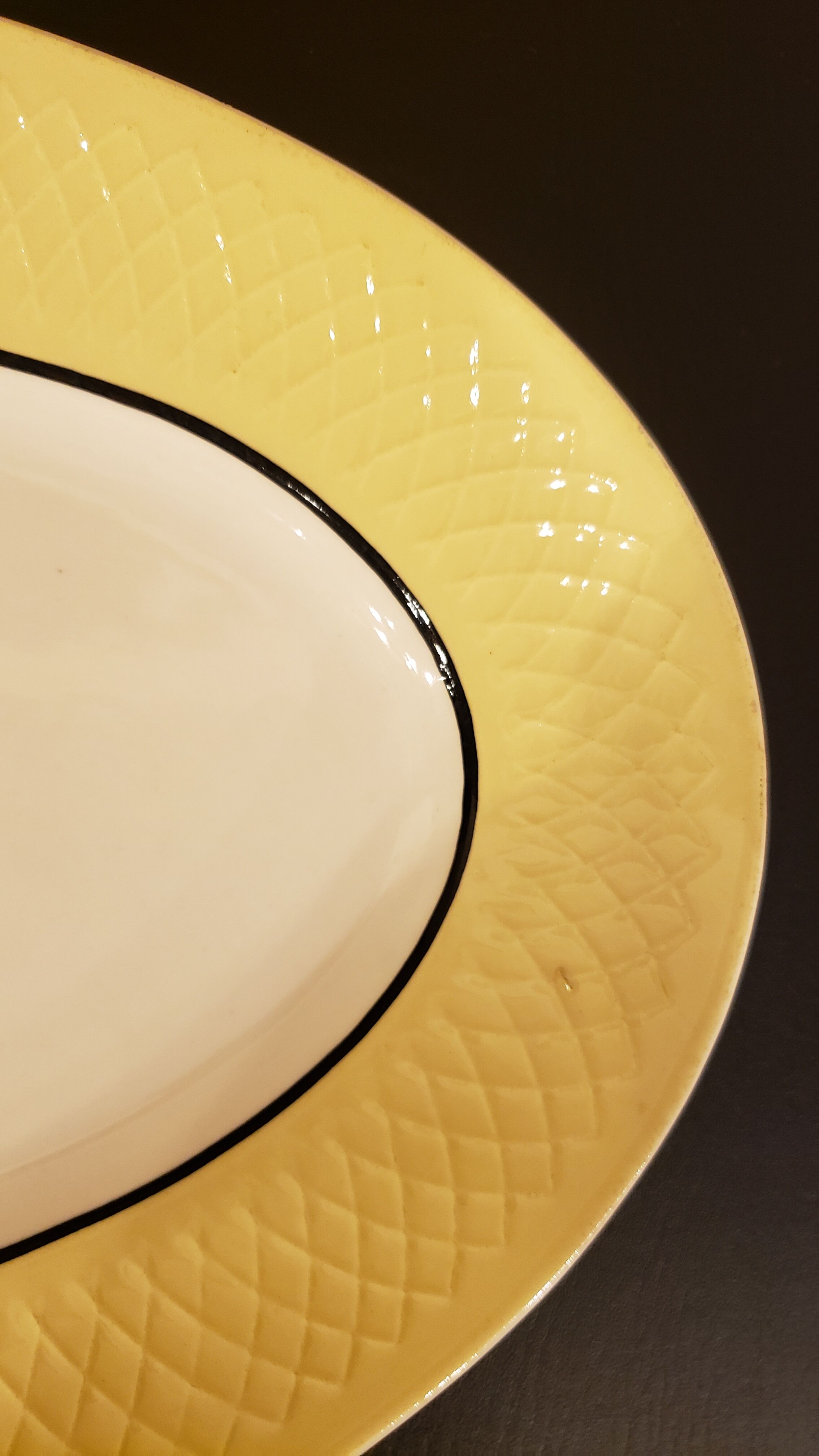 Oval dish Moulin des Loups
