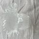 Frosted glass globe, lampshade, art deco ears of wheat pattern