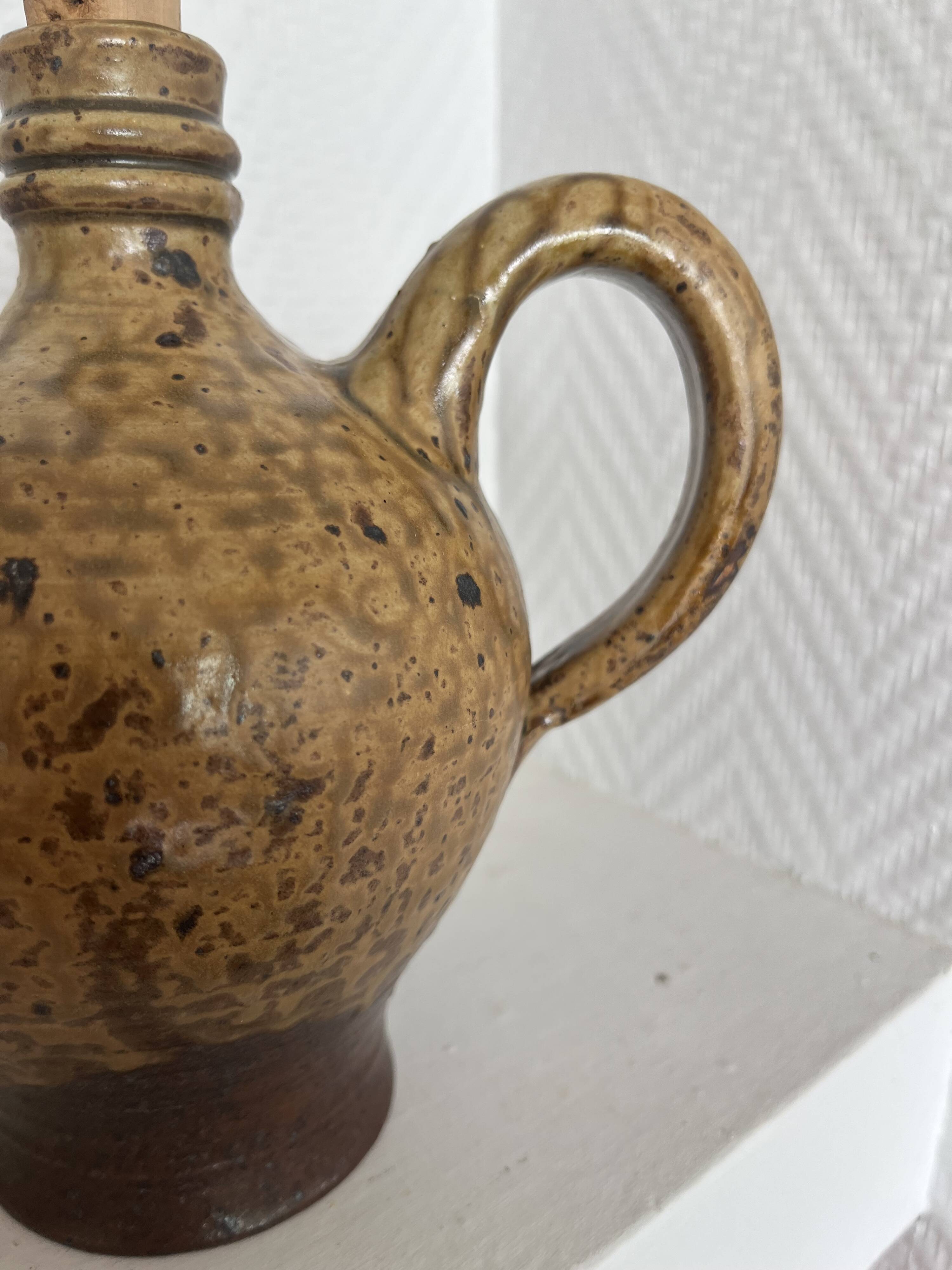 Liquor carafe signed André Bodin La Borne