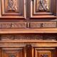 Cabinet louis XIII in walnut 19th era