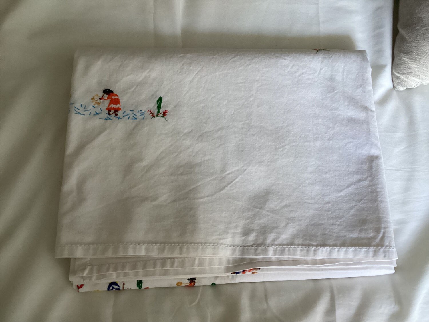 Large rectangular tablecloth