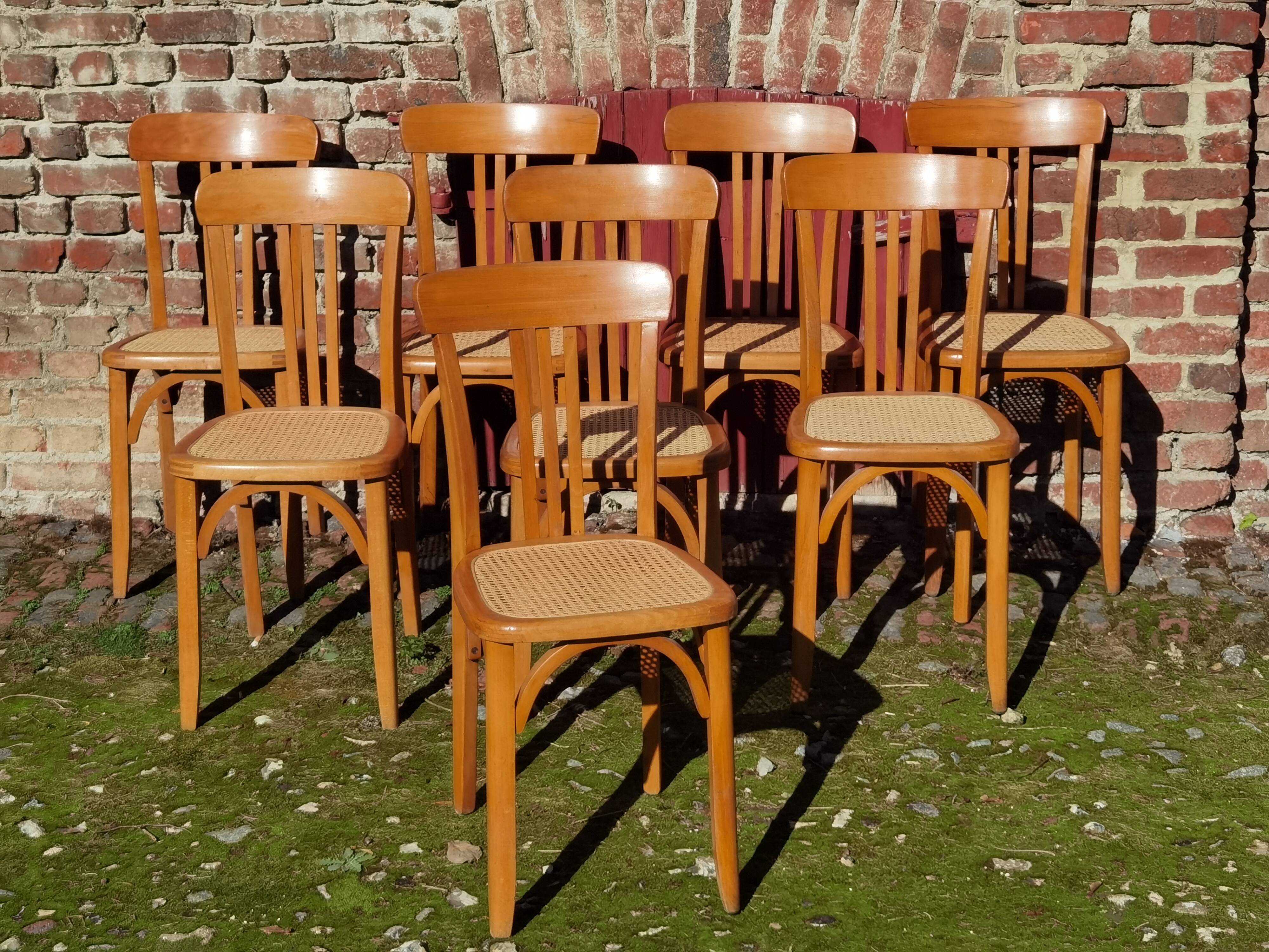 Lot of Stella cane chairs