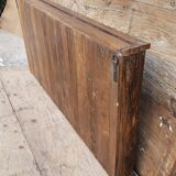Antique Burmese teak collector's wall display case