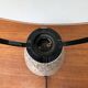 Vintage Postmodern Eno table lamp in glass and terrazzo from Ikea, 1990s.