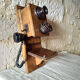 Téléphone vintage bois