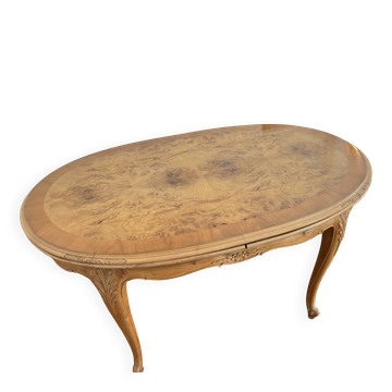 Louis XVl oak table with extensions