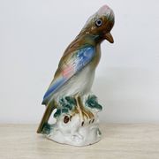 Lampe à parfum vintage en porcelaine oiseau, années 1950