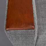 Reupholstered Danish Grey Vintage Sofa, 1960s