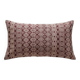 Burgundy and beige Kachin cushion cover (RIDA)