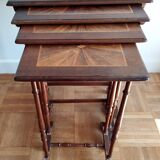Wooden nesting tables