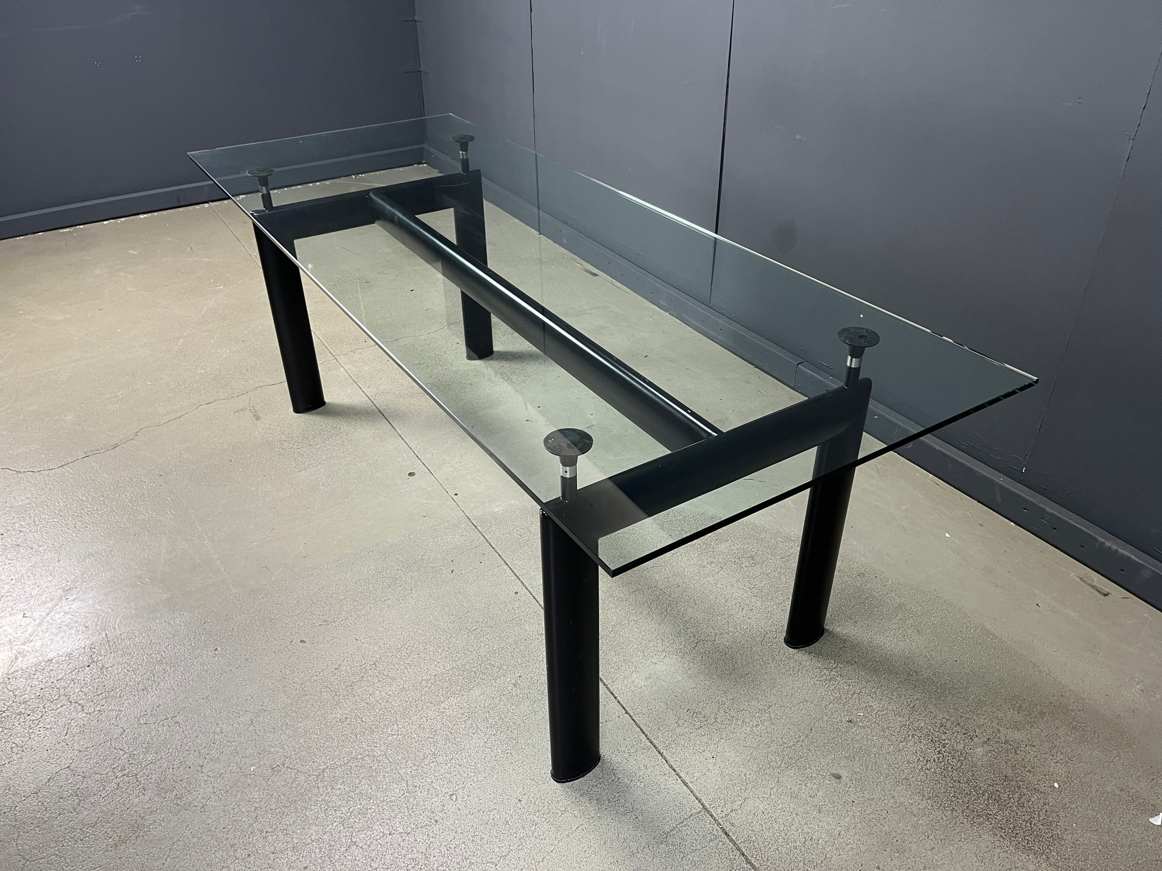 LC6 dining table by Le Corbusier for Cassina, 1990s