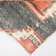 3x6 Handmade Turkish Red Vintage Rug, 81x185Cm