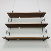 String shelf, teak and metal, 1960s
