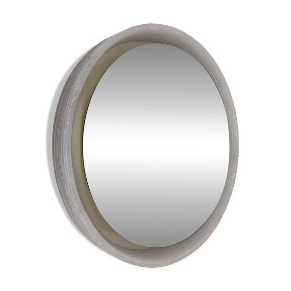 Miroir illuminé en lucite Hillebrand, années 1970. — Beyit