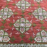Tapis ancien turc décoratif fait main 190x210 cm