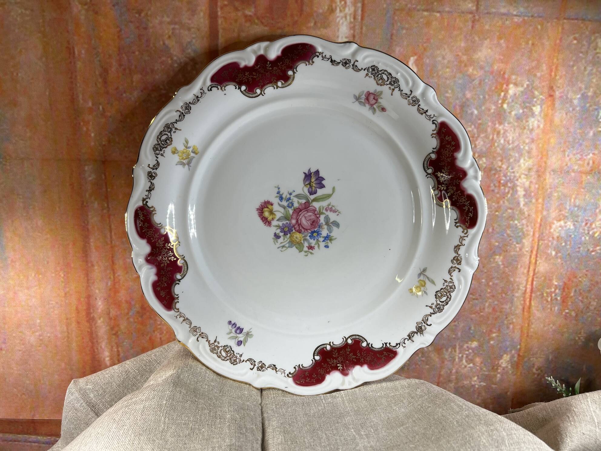 Bavaria porcelain round dish