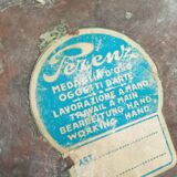 Old italian amphora vase in hammered copper