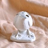 Antique zoomorphic earthenware bird flower picker