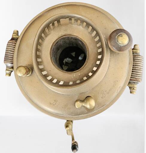 SAMOVAR in brass, Russian origin