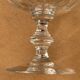 Pair of old crystal champagne glasses