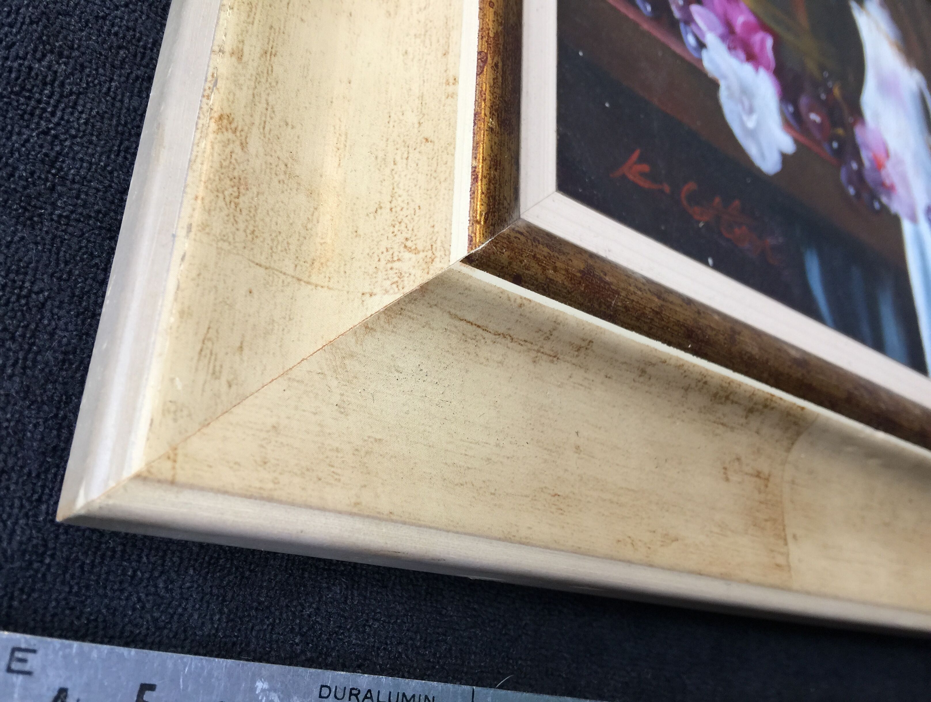 "still life with white pitcher" original acrylic on canvas