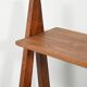 Small 1950s Scandinavian bookcase with magazine rack