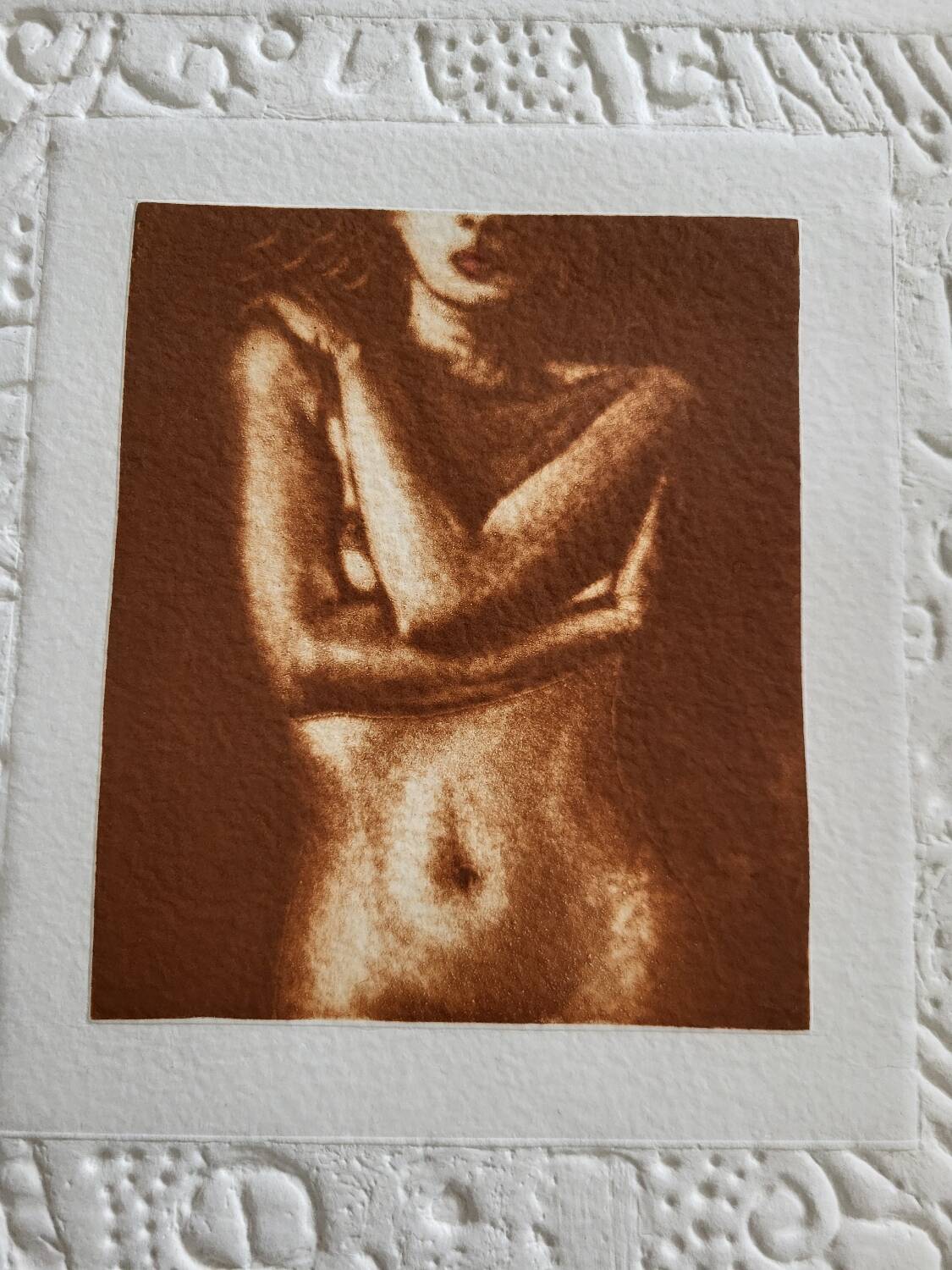 Lithographie Alain Soucasse :       Nu II