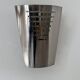 Vintage brushed metal wall lamp, Germany 1980s