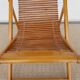 60s slatted sunbed lounger in 60s slats