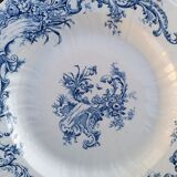 Assiettes en faïence terre de fer Gien modèle Baroque