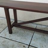 Large vintage wooden bench