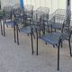 Set of 8 lyze chairs, emu