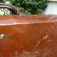 Old monogrammed leather travel suitcase and barony crown