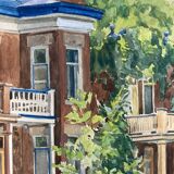 Vintage watercolor