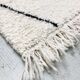 Beni Ouarain Moroccan Berber rug with black diamonds 2.36x1.65m
