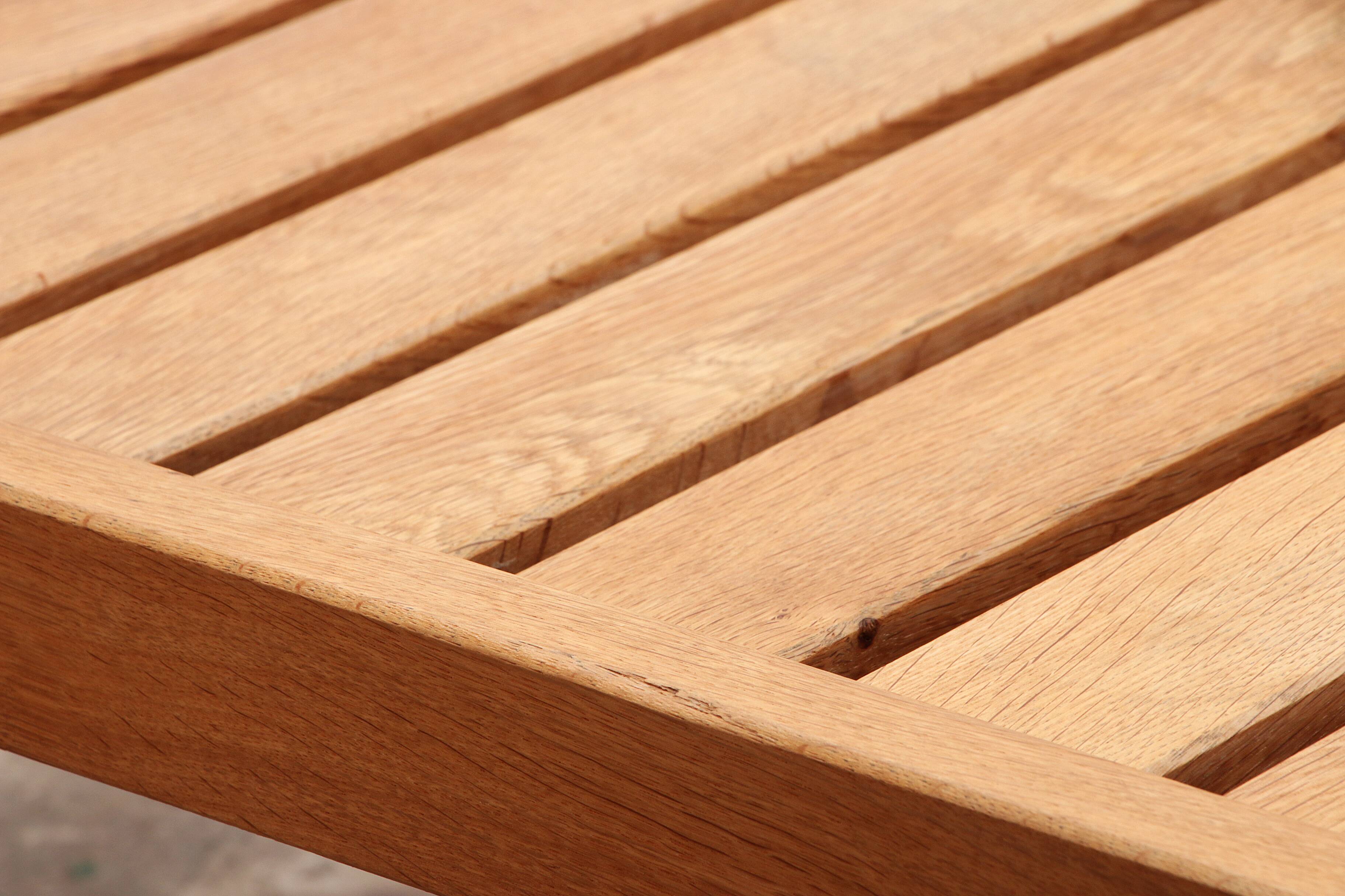 Bernt Petersen for Niels Eilersen bench made of oak, 1960