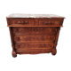 Antique chest of drawers carved in walnut XIX